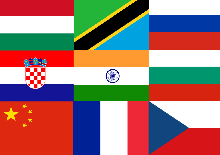 bulgaria-tanzania-russia-croatia-india-hungary-china-france-czech-republic
